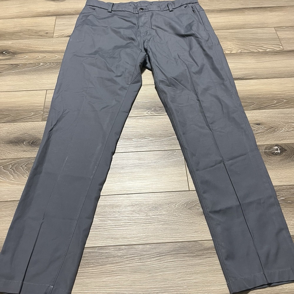 Lululemon Commission Pants Warpstreme Men's Gray‎ LM5474S Classic Sz 34x33